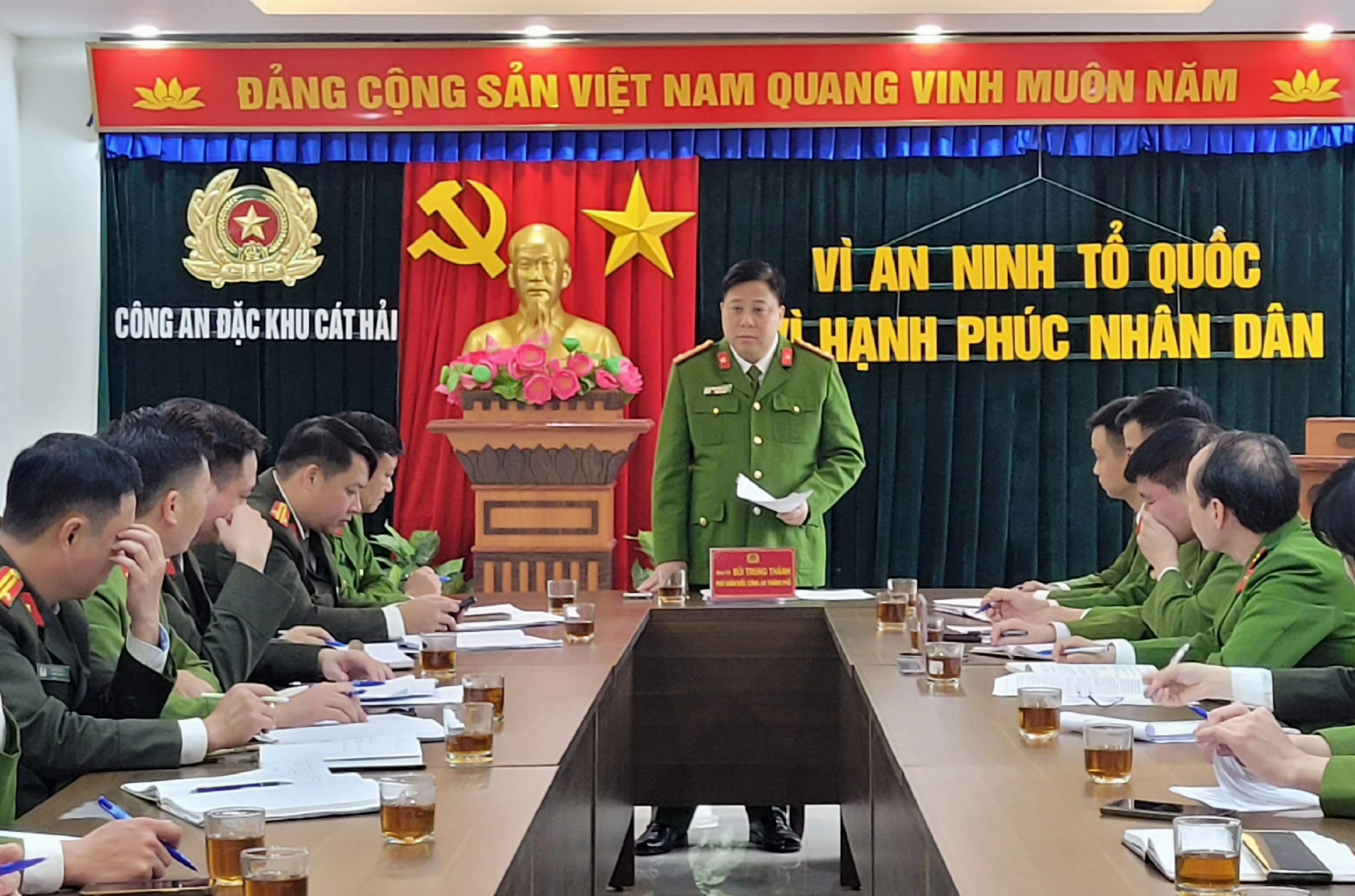 Công an đặc khu Cát Hải chủ động giữ vững an ninh trật tự địa bàn